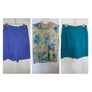 3 pc Marcia mix and match golf top and skorts